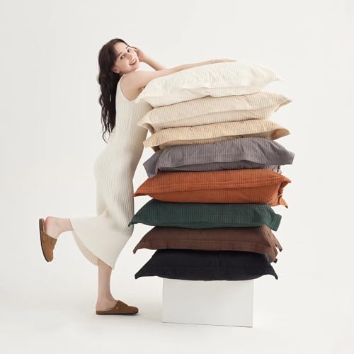 COCO TOP Set of 3 Corduroy Ultra Large Pillow Covers 28x28inch, Super Soft-Touch Boho Vintage Earth Tones Cushion Cases for Sofa, Living Room, Bedroom, Office,Game Home（Black,White,Grey） - color: Black/White/Grey, size: 28" x 28" (Pack of 3)