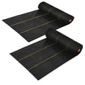Dewitt 3 x 250 Feet Commercial and Home Garden Landscape Weed Block Barrier, Ideal as Fabric for Yards, Grounding Sheets, Fake Rock, or Floor Mat - size: 2 Pack, style: 3' x 250'