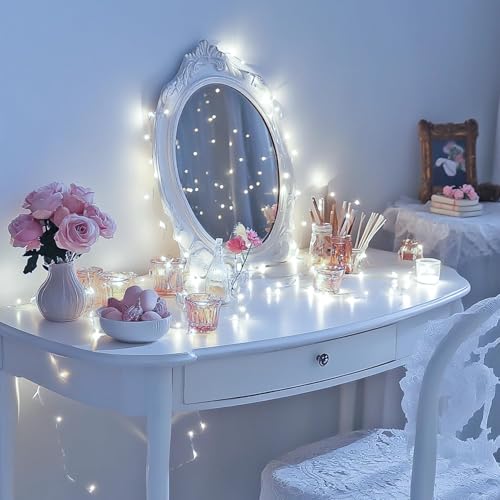 33Ft String Lights Battery Operated with Remote Control Timer, 100LED 4 Pack Waterproof 8 Modes Copper Wire Twinkle Fairy Lights for Bedroom Indoor Outdoor Wedding Dorm Christmas Decorations - style: Modern