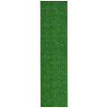 Ottomanson Artificial Grass Outdoor Runner Rug 2'7" x 10' – Waterproof Astro Turf with Drainage Holes – Patio & Lawn Decoration, Easy-Clean Dog Grass Mat - size: 10-ft