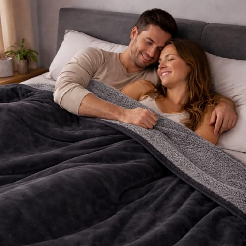 Waterproof Throw Blanket – Leakproof, Spill-Proof Flannel Blanket for Bed, Couch, Kids & Pets Protection, Reversible Water-Proof Design (Moon Grey & Starlit Grey, 40x60”) - color: Moon Grey & Starlit Grey, size: Throw