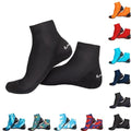 OMGear Water Socks Sand Proof Booties Quick Dry Swim Dive Socks for Sand Soccer Beach Volleyball - color: Black02, size: X-Small