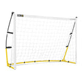 SKLZ Quickster Soccer Goal - Portable Goal for Backyard & Field - Durable Tension-Tite Frame & Heavy Gauge 2-Ply Net - Adjustable Click-Lock Poles, Metal Stakes - Carrying Case with Handle - style: 6 x 4 Feet