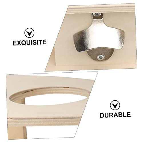 STOBAZA Detachable Wine Stake Natural Rack Outdoor Bar Shelves Beer Liquor Holder
