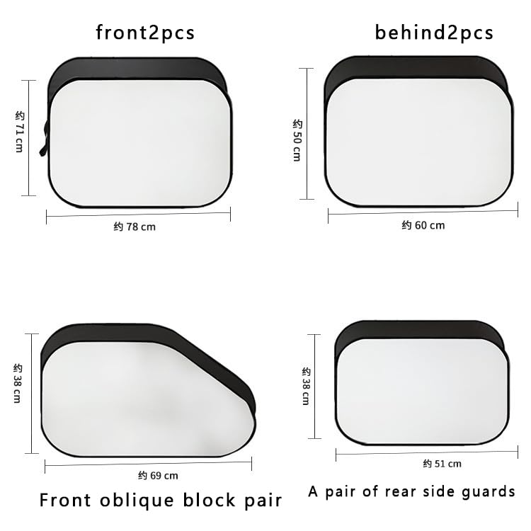 Car Sunshades for Capri EV 2024-2025, Windshield Breathable Portable Visor Sunproof UV Rays Privacy Protection Blocking Mosquito