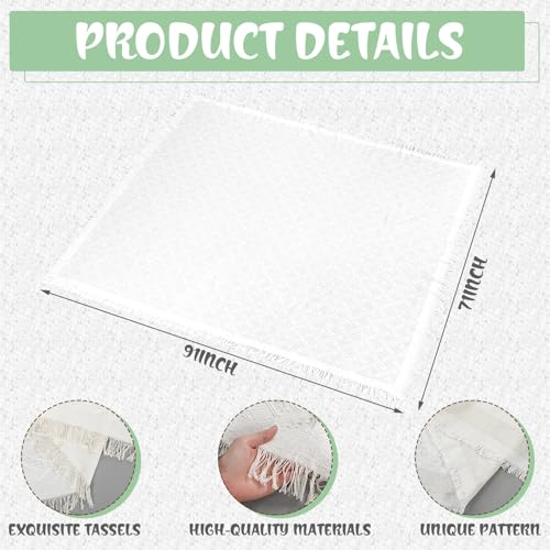 Beeveer Extra Large Outdoor Boho Picnic Blanket 91'' x 71'' Green Table Runner 6 Throw Pillow Cover Woven Cotton Yarn Oversize Beach Blanket Washable for Picnic Camp Wedding - color: Sage Green, size: Fit 4-6 People 91'' X 71''