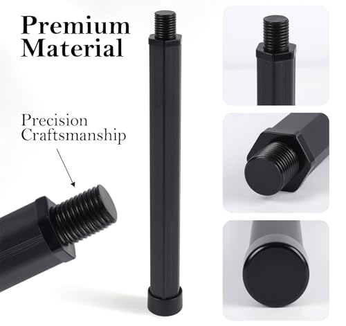 4 Pack Folding Camping Table Legs, 14" Aluminum Alloy Replacement Legs 26" & 30" Camping Tables, Black - style: 4x Grill Table Legs