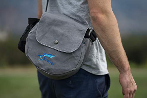 Kestrel Pro Frisbee Golf Disc Set - 3 Disc Golf Discs & Gray Disc Golf Bag - Includes Disc Golf Driver, Midrange Disc & Disc Golf Putter - Pro Disc Golf Set to Enjoy The Outdoors