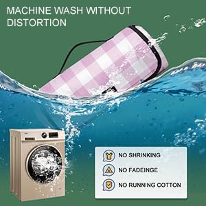 ZUBOND Large Picnic Blanket Outdoor Picnic Mat Waterproof Foldable 80''x80'', Beach Blanket Sandproof for LawnPark, Grass, Travel, Hiking, Camping Essentials, Vintage Gingham Picnic Blanket - color: Pink White, size: 80 x 80 Inch
