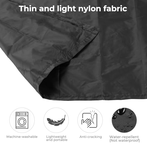 Pocket Picnic Blanket for 1-2 Persons, 43.3x55.12″(2.54oz) Super Light Compact Beach Blanket, SandProof Waterproof Portable Beach Picnic Mat for Outdoor Hiking Camping Travel Festival (Black) - color: C Black (Red Pack), size: 1-2persons（43.3x55.12″)
