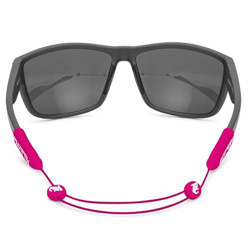 Pilotfish No Tail Adjustable Eyewear Retainer Cable Strap: Sunglasses, Eyeglasses, Glasses - color: Magenta, size: 14 Inch