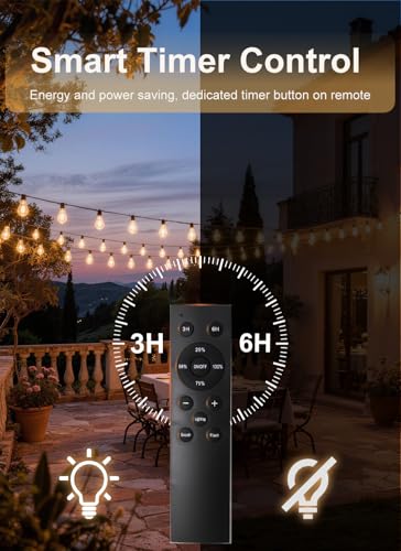 200FT Outdoor String Lights Waterproof, 76+2 Shatterproof S11 LED Bulbs, Extra Long Patio Lights for Outside, Bistro Cafe Decor, Backyard Garden Hanging Lights, Outside Fence Light String - size: 200FT