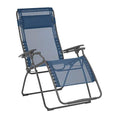 Lafuma Futura XL Zero Gravity Portable Ergonomic Outdoor Steel Framed Lawn Patio Recliner Folding Lounge Chair with Headrest Cushion, Ocean Blue - color: Blue (Ocean), style: XL Futura Zero Gravity