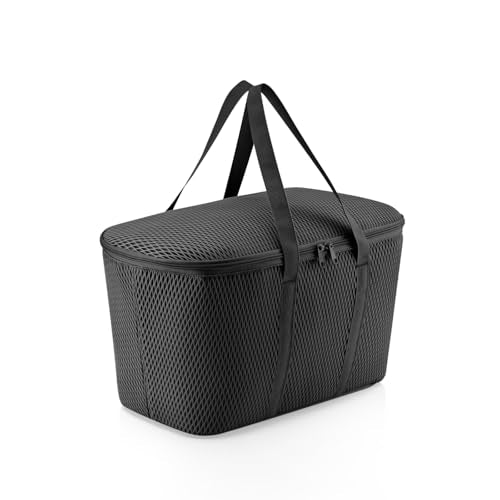 reisenthel coolerbag - Cooler Bag Made Polyester Fabric - Ideal for The Picnic, Shopping and on The Road - color: Black mesh