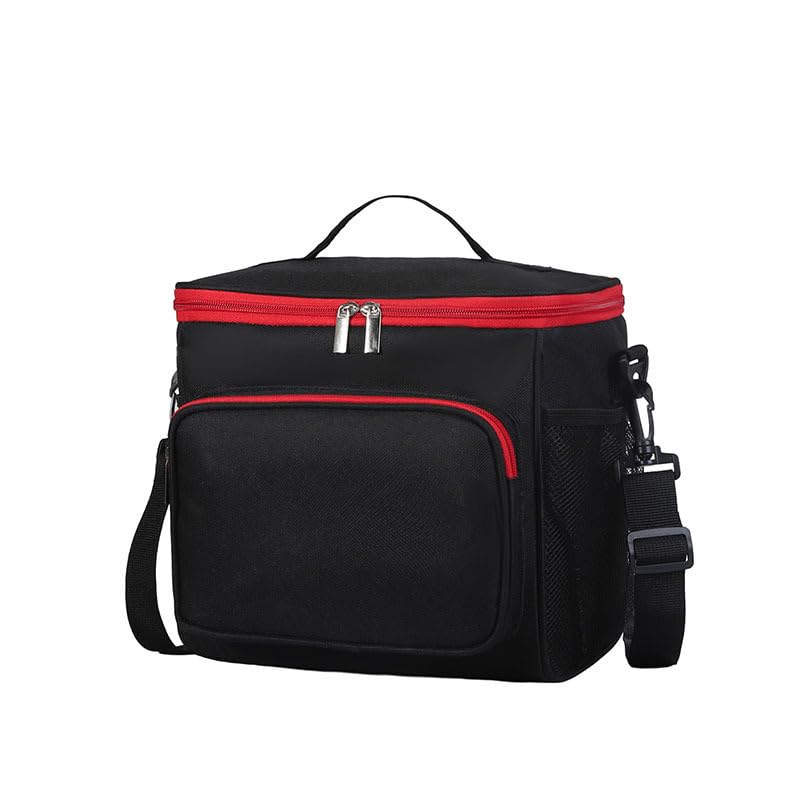 Insulated Picnic Bag Reusable, 2024 Updated Outdoor Gear Insulated Cooler Bag Collapsible Portable Picnic Basket Cooler, for Hot Or Cold, Picnic, Food Delivery, 10.63 * 7.09 * 9.25 Inch (Black) - color: Black