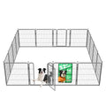 FXW Aster Dog Playpen Designed for Yard, 32inch 16 Panels - size: 32"H & 16 Panels