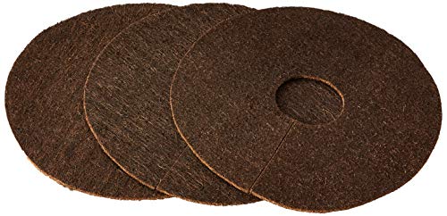 Bosmere M226 3-Pack Tree Protection Weed Mats, 18-Inch - color: Brown, size: 18"