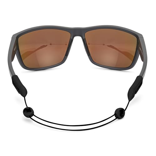 Pilotfish No Tail Adjustable Eyewear Retainer Cable Strap: Sunglasses, Eyeglasses, Glasses (16 Inch, Tactical Black) - color: Tactical Black, size: 16 Inch