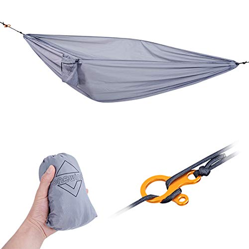 Onewind Gear Hammock Mini Storage Camping Accessories Hammock Portable Outfitters Underbelly Gear Sling - color: Grey-63"*55"