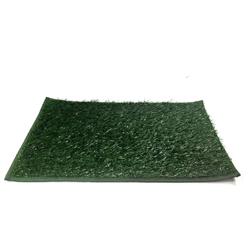 Dog Grass Pee Pad for Training, 28.1"x 18.1" Reusable Washable Replacement Artificial Grass for Potty Tray, Indoor/Outdoor Turf Grass (2 PCS) - size: 28.1×18.1 Inch(pack of 2)