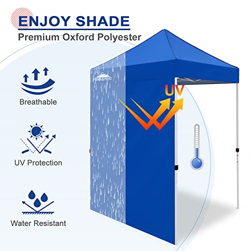EAGLE PEAK Canopy Sidewall for 5x5 Pop Up Canopy Frame, Single Side Wall Panel Only (Fits 5x5 Straight Leg Frame, Canopy Top or Frame NOT Included), Blue - color: Blue