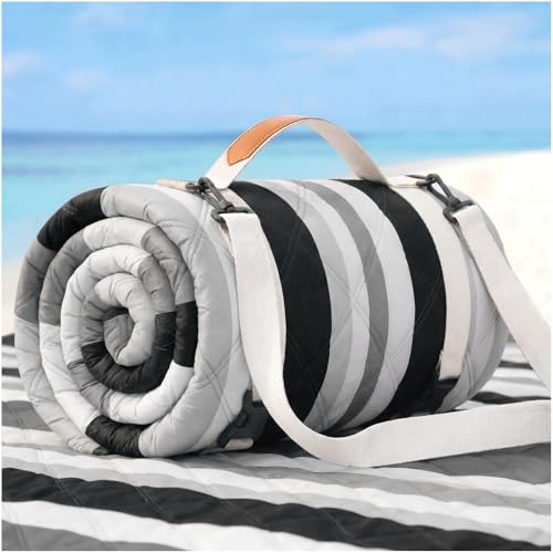 Waterproof Beach Blanket Picnic Outdoor Camping Mat Smokeless Men Christmas Birthday Best Gift Ideas Step Dad Daughter Son Law Unique Who Have Everything Good Cool Useful Boyfriend Tech Bonus Great - color: Multi Grey