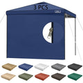 KAMPKEEPER 10X10 Canopy Tent Sidewalls with Zipper for Canopy Frame, 3Pcs Sunwalls Only, UPF50+ Waterproof Side Walls(Navy Blue) - color: Navy Blue