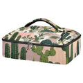 Casserole Carriers for Hot or Cold Food Reusable Casserole Dish Carrier Insulated Thermal Large Capacity Durable Perfect for Party Camping Family Gatherings Yellow Fish - color: Boho Cactus Mountains and Sun