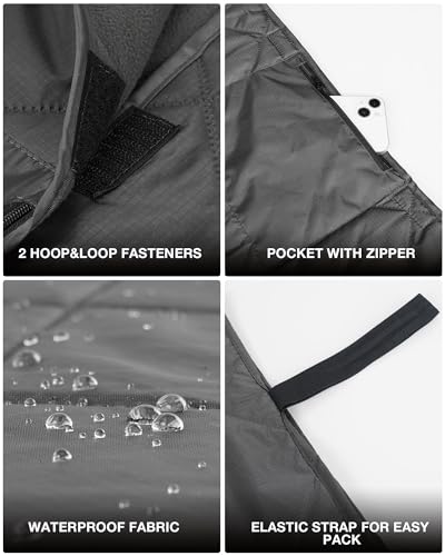 DUKUSEEK Waterproof Stadium Blanket, Outdoor Blankets Waterproof Windproof for Cold Weather, Emergency Warm Blanket with Quilted Cotton and Thick Fleece for Picnic, Camping, Outdoor Sports