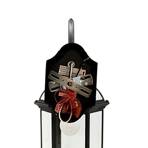 Trans Globe Lighting 4181 BK Wentworth Collection 15 Inch One Light Outdoor Wall Lantern I Black Finish I Traditional Style Light Fixture I