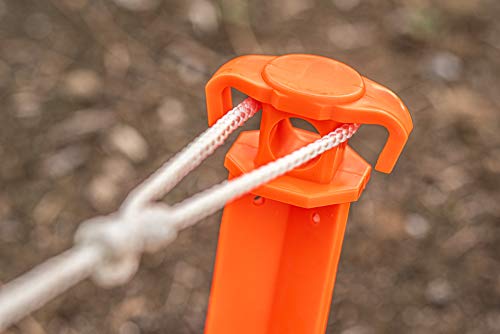 SE Survivor Series 11" Orange Ground Stakes (6-Pack) - 9-411TP-6 - style: 6-Pack