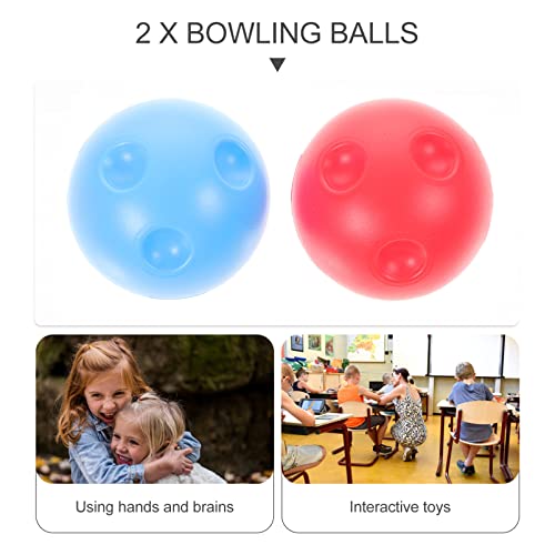 Totority Kids Bowling Set, with 10 Bowling & 2 Balls, Educational Early Development Indoor & Outdoor Games Set - for Toddlers & Boys & Girls Ages 3,4,5-12 Years Old