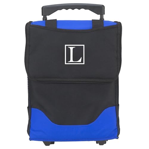 Picnic at Ascot Personalized Monogrammed 32 Can Collapsible Rolling Insulated Cooler- Designed & Quality Approved in The USA - style: Letter - L