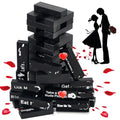 48 Blocks Adult Naughty Games, Tumble Tower Couples Game for Adults Super Naughty Block Tower Tumbling Wooden Tower Stacking Block for Couples Date Night Ideas for Valentines Day Lover Date Games