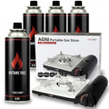 TECHEF - AGNI Portable Butane Gas Stove Burner, Made in Korea (Stove + 4 Butane) - size: Slim Design Stove + 4 Butane