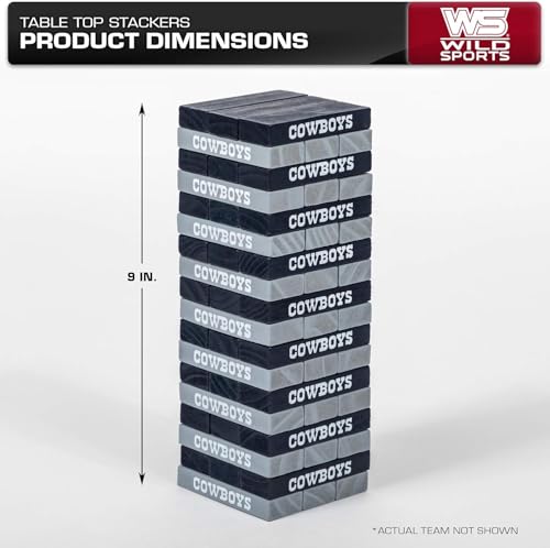 Wild Sports NFL New York Giants Table Top Stackers 3" x 1" x .5", Team Color