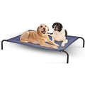 Large Original Elevated Dog Bed 52" × 36" × 8" Cooling Raised Pet Cot with Durable Textilene Mesh Fabric, Breathable Mat, No-Slip Feet, Indoor or Outdoor Use (XL)