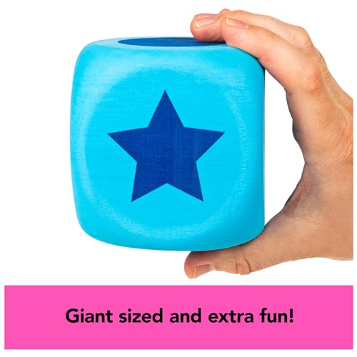Spin Master Games, Left Center Right Giant Edition, Family Game for Indoor & Outdoor Fun with Big Oversized Board, for Family and Kids, 2-4 Players, Ages 6 & Up - style: Giant Left Center Right