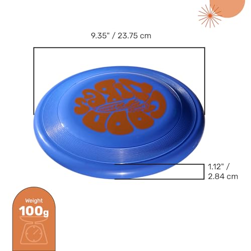 Frisbee Fastback Outdoor Flying Disc for Kids, 9.35 Inch Lightweight Sports Disc, Dog-friendly, for Beach Lawn Backyard Games and Family Fun - 100g - color: Green+Blue