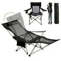 Zero Gravity Chair Reclining Folding Chair with Removable Footrest and Pillow & Cup Holder, Adjustable Outdoor Oxford Fabric Lounge Recliner for Camping, Beach, Garden, Patio, Black Mesh - color: Black Mesh