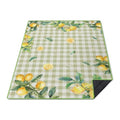 Supfitness Extra Large Picnic Blankets Waterproof Foldable (60"x 80") Boho Beach Blanket Waterproof Sandproof,3-Layer Thicking Mat Outdoor Packable Camping Blanket - color: Greenyellow, size: 5' x 6'8" (Rectangular)
