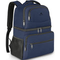 MATEIN Cooler Backpack, 26 Cans Insulated Lunch Backpack for Men Women, Leakproof Double Layer Lunch Cooler Bag Lightweight Soft Lunch Backpack with Cooler Compartment, Beach Camping Hiking Beer Gifts - color: Blue, size: 40 Cans