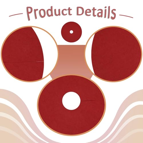10Pcs Tree Weeding Barrier Mats Ground Covers Tree Protection Mats for Landscaping, red - color: red