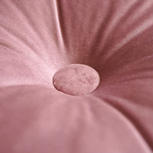 ARTMAGIC Flower Shaped Velvet Decorative Throw Pillow Cushion Ultra Soft Cute Floor Pillow for Couch Bed Sofa (Dusty Pink) - color: Dusty Pink