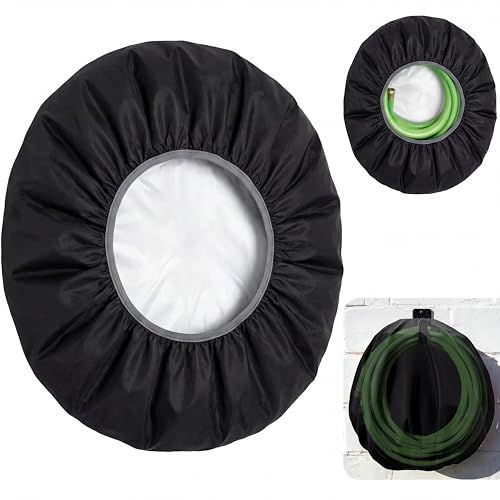 Garden Hose Reel Cover(5/8" x 80-150ft), Extreme Large Hose Cover for Outside, Waterproof, Sunproof & Dustproof Protection, Heavy Duty Oxford Fabric, Protect Your Garden Outdoor Hose