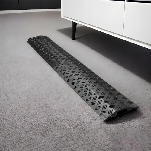 Driveway Hose Protector - Cable Ramp Cover | Sturdy Power Line & Hose Guard for Driveway, Garage, Garden, Asphalt, Sidewalk, and Walkway Protection Indoor Outdoor Use