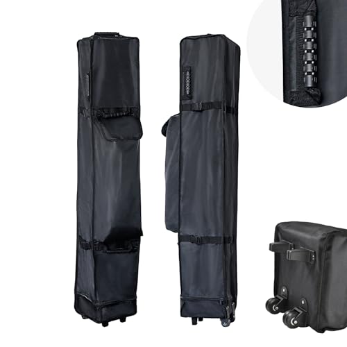Canopy Portable Folding Bag for 10x10 Pop Up Canopy Tent, Heavy Duty Roller Bag Wheeled Bag, 10x10 FT - size: 10x10