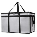 Bodaon Insulated Bags for Delivery, Insulated Food Delivery Bag, XXX-Large Insulated Pizza Delivery Bags, Commercial Catering Bag, Food Warmer Hot Bag, Rideshare Driver Essentials, Gray, 1-Pack - color: Grey