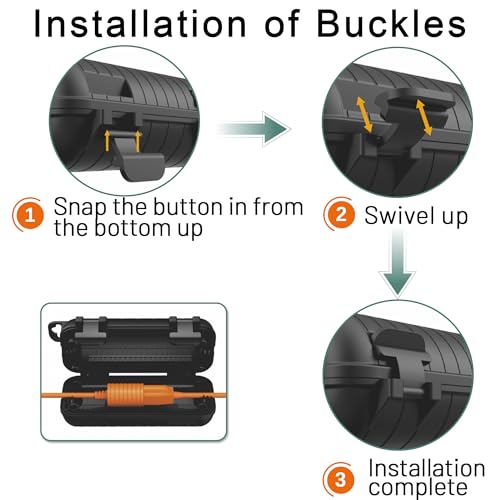 Outdoor Extension Cord Box, 3Pack Large Waterproof Electrical Box Plug Protector Cable Connection Safety Cover IP54 Water-Resistant for Power Strip, Holiday Light and Decorations, Grey+Black - color: Grey+2 Black