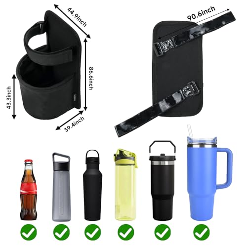 Upgrade Drinking Cup Holder, Patio Curved Chaise Chair Cup Holder, Drink Holder for Swing Chair Wicker Chair Egg Chair, Universal Cup Bottle Holder for Stanley Quencher, Owala and YETI 40 oz Tumbler - color: Upgrade for Large Cups